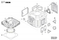 Bosch 3 601 DA4 000 Gpb 18V-5 C Power Radio Box 18 V / Eu Spare Parts